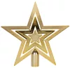 MagicHome, Karácsonyi dísz csillag, arany, 1 db, 20 cm