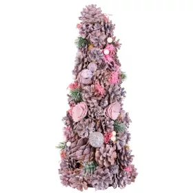   MagicHome Karácsonyi, díszített Karácsonyfa, rózsaszín, 40 cm