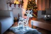 MagicHome, Karácsonyi dekoráció, rénszarvas, 144x LED hideg fehér, 230V, kültéri, 59x27,50x64 cm