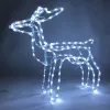 MagicHome, Karácsonyi dekoráció, rénszarvas, 144x LED hideg fehér, 230V, kültéri, 59x27,50x64 cm