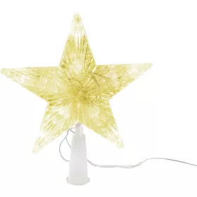 MagicHome, Karácsonyi csillag, 10x LED, arany, 2xAA