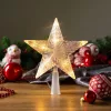 MagicHome, Karácsonyi csillag, 10x LED, arany, 2xAA