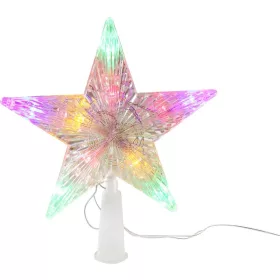 MagicHome, Karácsonyi csillag, 10 LED, színes, 2xAA