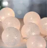 MagicHome, karácsonyi füzér, 10x meleg fehér LED, PE/pamut, 2xAA