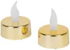 MagicHome, Karácsonyi mécses, LED, 2 db, arany, sírra, mozgó láng