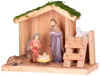 MagicHome, Karácsonyi dekoráció, Betlehem, fa, polirezin, 15 cm