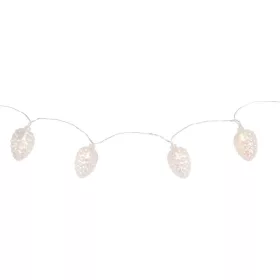   MagicHome, Karácsonyi Füzér, 10x meleg fehér LED, tobozokkal, 2xAA