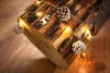 MagicHome, Karácsonyi Füzér, 20x meleg fehér LED, havas tobozokkal, 2xAA