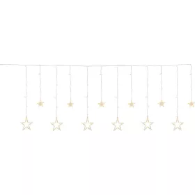   MagicHome, Karácsonyi füzér, 138x meleg fehér LED, csillagokkal, 230V, 8 funkció