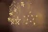 MagicHome, Karácsonyi füzér, 138x meleg fehér LED, csillagokkal, 230V, 8 funkció