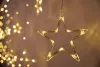 MagicHome, Karácsonyi füzér, 138x meleg fehér LED, csillagokkal, 230V, 8 funkció