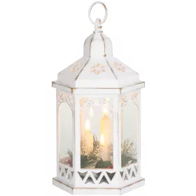   MagicHome, Karácsonyi lámpás, LED meleg fehér, fehér, 3xAAA, műanyag
