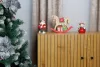 MagicHome, Karácsonyi dekoráció, fa lovacska, 12x LED, 2xAAA, meleg fehér, 25x4x21 cm