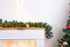 MagicHome Karácsony, Girland, 50x LED, meleg fehér, 3xAA, 8 funkció, H-2,7 m