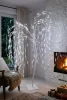 MagicHome, Karácsonyi dísz, fűzfa, 384x LED, hideg fehér, 180 cm