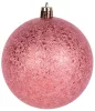 MagicHome, Karácsonyi gömbök, 6 db, piros, 8 cm