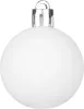 MagicHome, Karácsonyi gömbkészlet, 50 db, 4-5 cm, fehér, csillag, girland, toboz