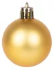MagicHome, Karácsonyi gömbkészlet, 50 db, 4-5 cm, arany, csillag, girland, toboz
