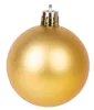 MagicHome, Karácsonyi gömbkészlet, 50 db, 4-5 cm, arany, csillag, girland, toboz