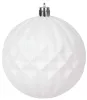 MagicHome, Karácsonyi gömbkészlet, 31 db, 5-6-8-12 cm, fehér-ezüst