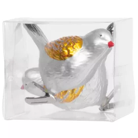 MagicHome, karácsonyi díszmadarak, 2 db-os, 11 cm