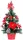 MagicHome Karácsonyi, díszített Karácsonyfa, piros, 41 cm
