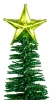 MagicHome Karácsonyi, Karácsonyfa csillogó csillaggal, 30 cm