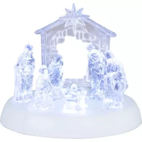   MagicHome, Karácsonyi dekoráció, betlehem, 7x LED, 3xAAA, 19,5x14x17,5 cm