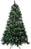MagicHome Karácsonyi Albero Karácsonyfa, jegenyefenyő, havas végek, tobozokkal, 210 cm