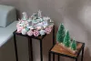 MagicHome, karácsony, adventi Koszorú, rózsaszín, 30 cm