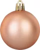 MagicHome, Karácsonyi gömbök, 20 db, rózsaarany, 5 cm