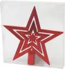 MagicHome, Karácsonyi díszcsillag, piros, 1 db, 20 cm