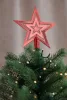 MagicHome, Karácsonyi díszcsillag, piros, 1 db, 20 cm