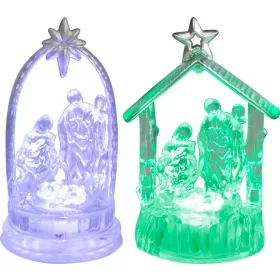   MagicHome, Karácsonyi dekoráció, Betlehem, színváltós, LED, akril, 12 db