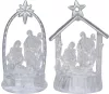 MagicHome, Karácsonyi dekoráció, Betlehem, színváltós, LED, akril, 12 db