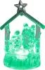 MagicHome, Karácsonyi dekoráció, Betlehem, színváltós, LED, akril, 12 db