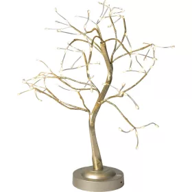   MagicHome, Karácsonyi dekoráció, fenyőfa, 108 LED, meleg fehér, 3xAA, USB, 45 cm