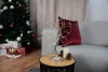 MagicHome, Karácsonyi dekoráció, fenyőfa, 108 LED, meleg fehér, 3xAA, USB, 45 cm