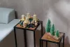 MagicHome karácsony, adventi Koszorú, zöld-kék-arany, 25 cm
