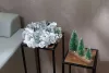 MagicHome, adventi koszorú, fehér, 32 cm