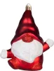 MagicHome, Karácsonyi gömbkészlet, 47 db, piros, vegyes