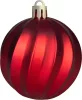 MagicHome, Karácsonyi gömbkészlet, 39 db, piros, vegyes