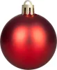 MagicHome, Karácsonyi gömbkészlet, 39 db, piros, vegyes