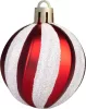 MagicHome, Karácsonyi gömbkészlet, 39 db, piros, vegyes