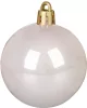MagicHome, Karácsonyi gömbkészlet, 20 db, rózsaszín, vegyes, 6 cm