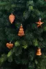 MagicHome, karácsonyi dísz szett, 20 db, réz-arany, vegyes