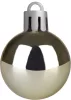 MagicHome, Karácsonyi gömbkészlet, 32 db, bézs, vegyes