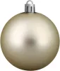MagicHome, Karácsonyi gömbkészlet, 32 db, bézs, vegyes
