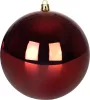 MagicHome, Karácsonyi gömbök, 2 db, bordó, 12 cm