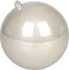 MagicHome, Karácsonyi gömbök, 2 db, bézs, 12 cm